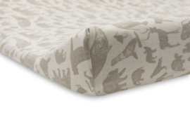 Aankleedkussenhoes Animals Nougat 50x70cm
