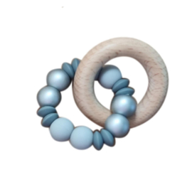 Lentil Rattle Sparkle - Silver