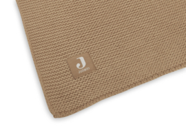 Deken Wieg Basic Knit Biscuit 75x100cm