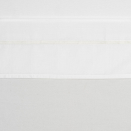 Laken Ledikant Bies Velvet  Off-White 100x150cm