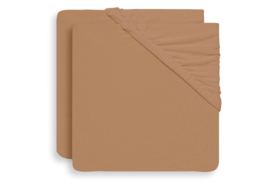 Hoeslaken Jersey 40/50x80/90cm Biscuit 2-Pack