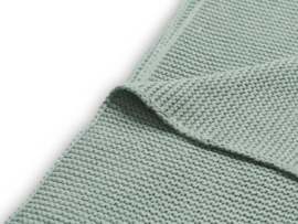 Deken Ledikant Basic Knit Forest Green 100x150cm