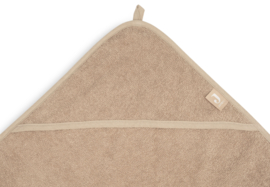 Badcape Badstof Biscuit 100x100cm