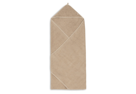 Badcape Badstof Biscuit 100x100cm