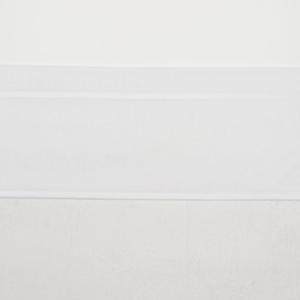 Laken Ledikant Bies Wit 100x150cm