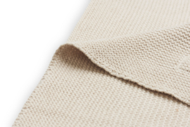 Deken Wieg Basic Knit Nougat 75x100cm