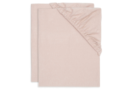 Hoeslaken Jersey 60x120cm Wild Rose 2-Pack