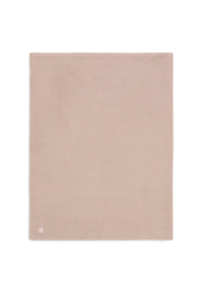 Deken Wieg Fleece Basic Knit Wild Rose 75x100cm