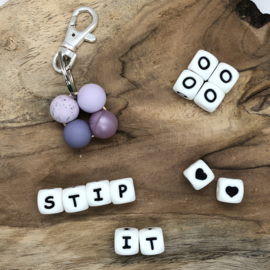 Stip it - lila/parelmoer