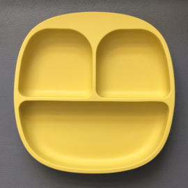 Siliconen bordje - oker geel