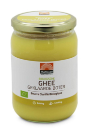 Ghee, geklaarde boter bio (Mattisson) 500 g