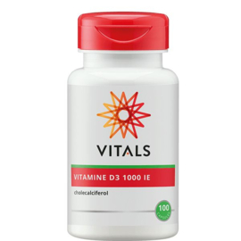 Vitamine D3 (Vitals) 1000 ie, 100 caps.