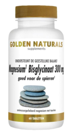 Magnesiumbisglycinaat (Golden Naturals) 60 tabs