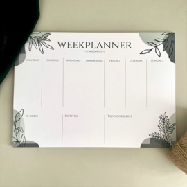 Weekplanner groen