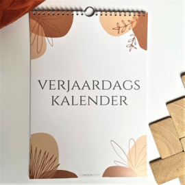 Verjaardagskalender terra