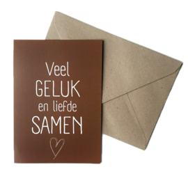 Getrouwd | Veel geluk en liefde samen