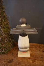Engel met trommel (met kaarsenhouder)