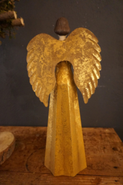 Engel antique goud met schaal