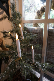 Countryfield Christmas tree ledcandles. (wit)