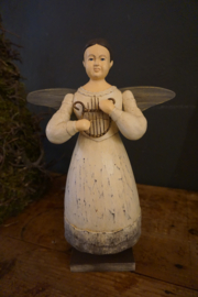 Engel met harp (zonder kaarsenhouder)