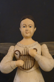 Engel met harp (zonder kaarsenhouder)