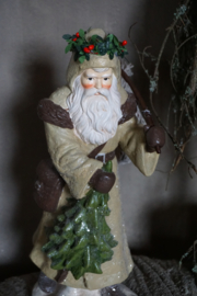 Kerstman met kerstballen