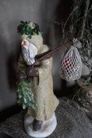 Kerstman met kerstballen