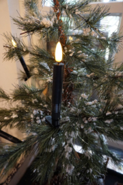 Countryfield Christmas tree ledcandles. (zwart)