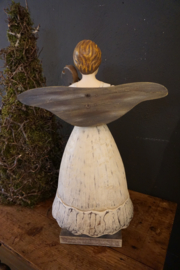 Engel met viool (zonder kaarsenhouder) XL