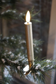 Countryfield Christmas tree ledcandles. (goud)