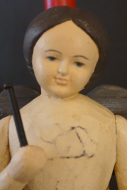 Engel met trommel (met kaarsenhouder)