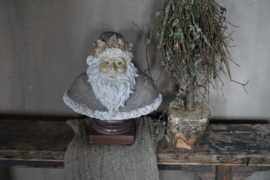 Kerstman buuste groen / grijs
