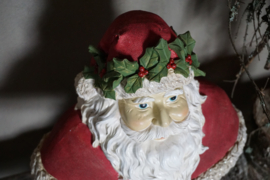 Kerstman buuste rood