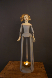 Mannequin Marie met halo kaarsenhouder