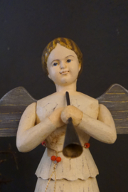 Engel met trompet met ketting (zonder kaarsenhouder)