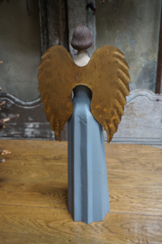 Engel antique zacht blauw