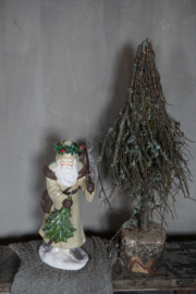 Kerstman met kerstballen