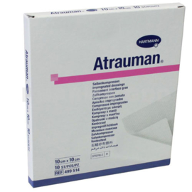 Hartmann Atrauman zalfkompres 10 st steriel  1 stuks