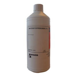 Waterstofperoxide 3% fles  1 ltr  1 fles