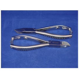 Nageltang RVS holle bek 14 cm diabetes uitvoering (kruisveer) "Profi-Line"  1 stuks