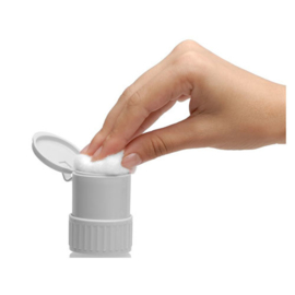Alcohol dispenser "Twist Lock / watten depper" 250 ml (vierkant model)  1 stuks