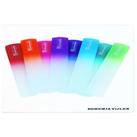 Bohemia pedicure glasvijl 160 x 35 x 8 mm, grove/fijne kant  1 stuks