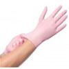 Abena nitrile-handschoen poedervrij - XS   ROZE 100 stuks  1 doos