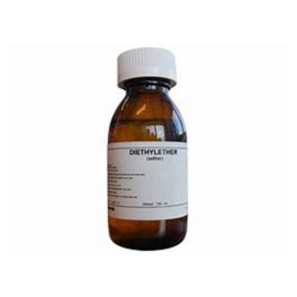 Diethylaether  100 ml.  1 flesje