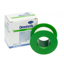 Hartman Omnisilk 2.5 cm x 5 mtr  1 stuks