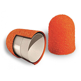 Slijpkapje Podo Oranje ø 10 mm bol, K 80 grof (10 stuks) 10 stuks