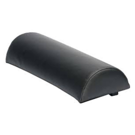 Knie-rol / beenrol skai ZWART 1/2 rond, H 7cm, B 14cm en L 43cm
