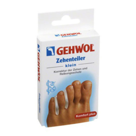 Gehwol teenscheider Gel maat-L per 3 stuks in doosje.