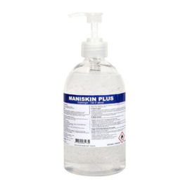 Reymerink Maniskin plus handgel 70% 500 ml  1 pompflacon