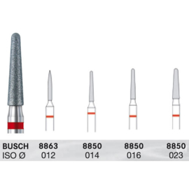 Busch Fissuurfrees lang ronde top fijn  (8850 016)  1 stuks